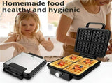 Waffle Makers & Irons, 1500W Waffle Machine with Doublesided Heating, Coating, Temperature Control, V1107-CS-OIBTKD18