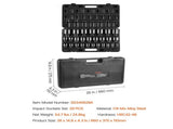 Impact Socket Set Inches 29 Piece Impact Sockets, 6-Point Sockets, Rugged Construction, CR-M0, V952-CJTT34IN29PC00001V0