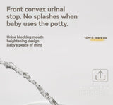 baby portable toilet, potty training, weaning off diapers, soft PU cushion, night-light, bathroom V1106-113-28563-PNK-THREE