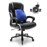 Heavy Duty Executive Office Chair with Cutting-edge Adjustable Lumbar Support for Long Hours, Big V952-LBYZXKPGKDJZBI124V0