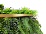 Premium Hanging Artificial Plant Arrangement with Gold Frame 40cm UV Resistant V637-DP8888882G