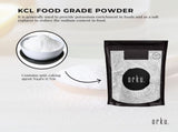 Orku 1Kg Potassium Chloride Powder - Food Grade E508 Salt Substitute V238-SUPDZ-30737270997072