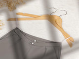 TOPIA HANGERen Hangers 30 Pack, 0.28-inch Slim & Durable Clothes Hangers Space Saving, Natural V1258-DP02-F-227