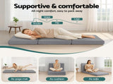 Giselle Foldable Mattress Folding Sofa Bed Trifold Memory Foam Camping Cushion Mat FOAM-MFM-TRIO-DUAL-GY