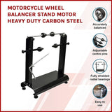 Motorcycle Wheel Balancer Stand Motor Heavy Duty Carbon Steel V63-818953