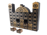 Ramadan Wooden Countdown Calendar with LED Light Countdown to Eid Drawer Advent Calendar for V1294-YM0901-3115240014112