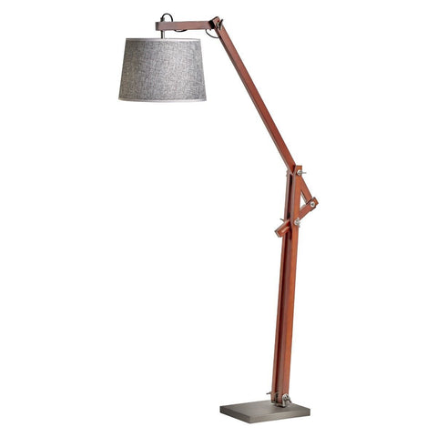 156cm Large Bamboo Floor Lamp Modern Vintage Wooden Light Antique Shade - Cherry V563-75117