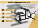 Preacher Curl Bench Commercial Weight Bench for Bicep and Arm Workouts V63-766485