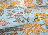 100% Cotton Golden Meadow Floral Coverlet Bedspread Set V745-MMPAC060968Q13U