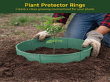 36PCS Plant Protector Rings, Plastic Planting Grow Rings, Spliceable Protective Round Edging, for V1369-AZ3-W-08798