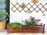 Medium Raised Garden Bed 60x30x33cm Wooden Planter Box V178-66981