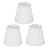 3PCS E14 ClipOn Cloth Lamp Shade Modern Fabric Lampshade Table Light Cover for Candle V1294-YM0710-3119210189812