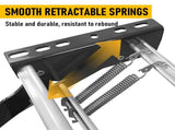 Heavy Duty Double Aluminium Caravan Step Anti-Slip RV Entry Step, Stable 2-Tier Camping Step, V1181-AT003-SL