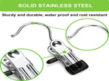 30 Pack Laundry Hooks Hanging Clips Clothes Pins Closet Hanger Organizer Snap Button Kit with V1258-DP02-C-946