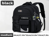 Teenager Backpack Safe Materials Backpack Multiple Compartments Backpack Ample - Blue - Size 44-32CM V1106-813-30058-BLU-44-32CM