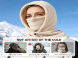 Windproof Winter Mask Hat, 2026 New Winter Balaclava Ski Thermal Fleece Hoodie Mask Neck Cover Warm V1258-DP02-F-821