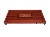 Chinese Style Kongfu Tea Tray Wooden Teaboard Drainage Water Storage Serving Tray Orchid Pattern V1294-YM0703-3118230040312