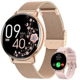 Smart Watch with Bluetooth Call and Sleep Monitor Fitness Tracker Watch-Gold V1263-JX-7663-2