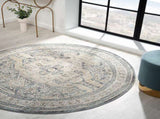 Aubre Contemporary Area Rug - Charcoal - 190x190 V262-LGH1901906752CHA