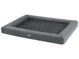 i.Pet Pet Bed Dog Cat Large Calming Soft Sofa Cushion Egg Crate Washable Grey PET-BED-CUSHION-M90-GR