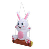 3.9ft Easter Bunny Inflatable LED Blow Up Rainproof Windproof Inflatable Yard V1294-YM0901-3115230150311