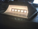 Solar Step Light Warm White with Silver Case V341-SSGL-03