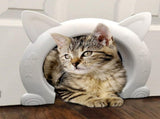 Cat Door for Interior Door,Hidden Pet Litter BoxPet Door for Cats up to 25 lbs Pet Box,Pass Through V1366-AZ2-W-04171