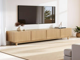 Artiss TV Unit Entertainment Unit Storage Cabinet 180cm Pine FUR-Z-CT02-TV180-WD-AB