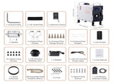 2KW Diesel Heater, 12V/24V All in One Diesel Air Heater, with Bluetooth APP Control, Remote Control V952-CYJRQHWKLS2KWXH0UV3
