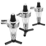 3-Pack Dispenser Set, 16x8x8 cm, Convenient Liquid Soap or Dispenser for Home and Office V1369-AZ3-W-15834