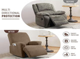 Recliner Covers, Stretch Reclining Chair Covers, Recliner Sofa Slipcovers Stripe Jacquard Recliner V1258-DP02-C-1276