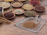Stainless Steel Sifting Shovel - 4mm/6mm/8mm/12mm Mesh Soil Sieve & Sand Sifter Multipurpose V1366-AZ2-W-16544