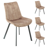 Sloane Fabric Dining Chairs - Taupe V411-HMT-SLOANE-TAUPE