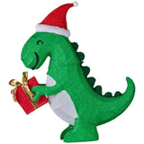 Christabelle 90cm Christmas Dinosaur Display with LED Lights Decoration MHA503