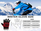3 Pairs Touch Screen Gloves with Snow Flower Pattern, Warm Knit Winter Gloves Christmas Gifts V1189-LWWAL-20260325-00030