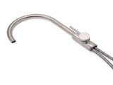 Brushed Nickel Stainless Steel Bathtub Tap Free Standing Faucet Filler Spout Set V1233-KRD601BS