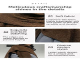 Brown Premium Knitted Wool Blend Poncho - Elegant Thickened Drape Shawl & Cape Cardigan Coat V888-ELOSUNG49408