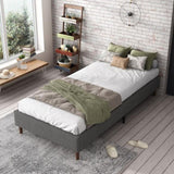 Bed Frame Mattress Foundation Queen V264-BFS-206F-DGR-QU-1