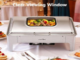 5-Star Chef 9L Chafing Dish Buffet Warmer Food Warmer Catering Server CD-9L-90P-SS