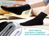 Holzlrgus Kids Athletic Crew Socks Boys Girls Cotton School Uniform Casual Basic Socks 6 Pairs 6 - 8 V1189-WXFWAL-20260319-01251