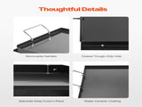 Carbon Steel Griddle, 24x16 inch Universal Flat Top Rectangular Plate, Gas Grill Griddle for BBQ V952-DCJPTG2416IN6RCEUV0