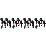Sturdy Suction Cup Hooks ABS Nylon Easy to Use Home Assorted Color V1369-AZ3-W-18024