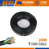 20M X 7 Core Wire Cable Trailer Cable Automotive Boat Caravan Truck Coil V90 PVC V465-26720-20M