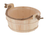 6L Sauna Bucket SPA Steam Room Accessory High Capacity Wooden Barrel for Shower Swimming Pool V1294-YM0901-3111210203911