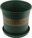 5 Durable Nursery Pots with 5 Pallets, Garden Planter Plant Containers, 3 Gallon V1237-ZY00B07FD7ZVXY