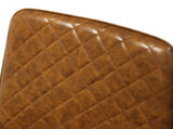 Dining Chairs x 4 Padded Seat PU Faux Leather CH1129-PU-4-BR
