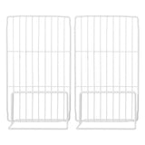White Reusable Iron Mesh Fridge Divider for Organizing Cage Storage and Kitchen Shelves V1370-AZ4-20835