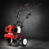 Giantz 88CC Tiller Garden Cultivator Rototiller 4 Blades Soil Plower Rotary Hoe GTC-EITW-6B-N-RD