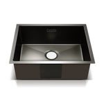 Cefito Kitchen Sink 60X45CM Stainless Steel Basin Single Bowl Black SINK-BLACK-NEW6045