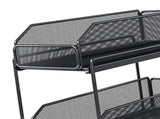 Pull Out Cabinet Organizer 2 Tier Carbon Steel Mesh Large Capacity Easy Maintenance Sliding Basket V1294-YM0706-3118230202312